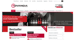 Desktop Screenshot of advancia-training.com